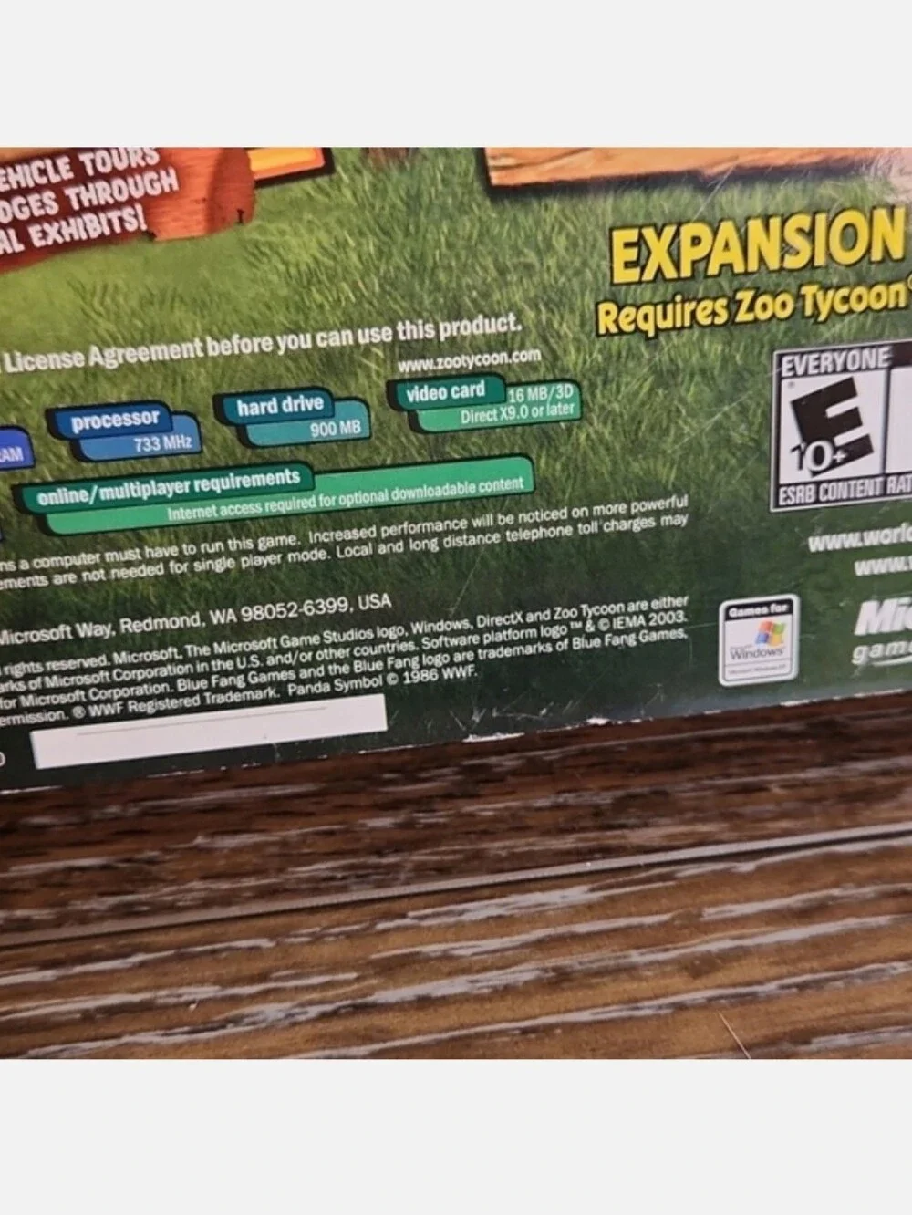 NWT Zoo Tycoon 2 Endangered Species Expansion Pack PC CD-ROM computer game